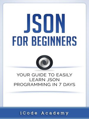 cover image of Json for Beginners